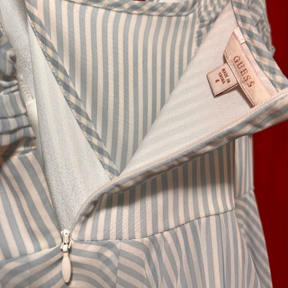 GUESS Ruffle Fit and Flare Dress Size 4 - Picture 2 of 7